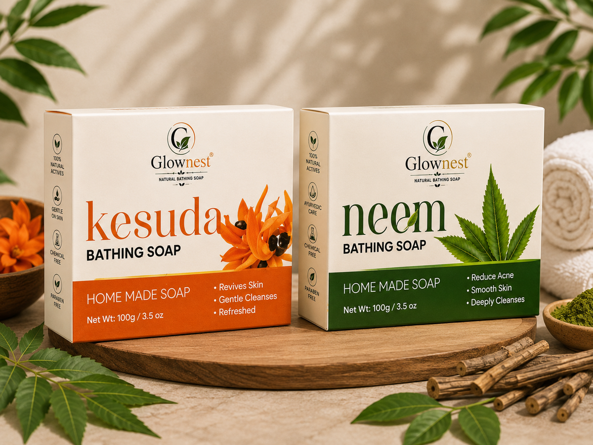 GlowNest Kesuda and Neem Bathing Soap