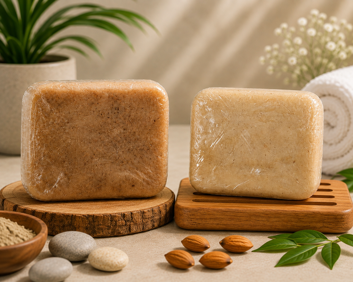 GlowNest Sandalwood Almond and haldi Bathing Soap – 100g