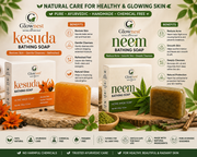 GlowNest Haldi Chandan and Neem and Haldichandan and kesudo Bathing Soap