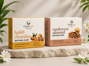 GlowNest Haldi Chandan and sandlewood Bathing Soap