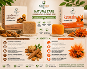 GlowNest Kesuda and sandlewood  Bathing Soap