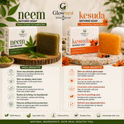 GlowNest Neem and kesudo Bathing Soap